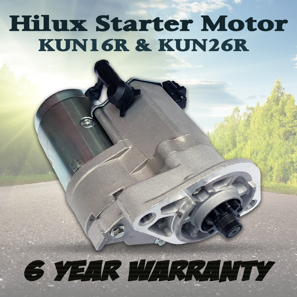 How to replace starter motor in toyota hilux