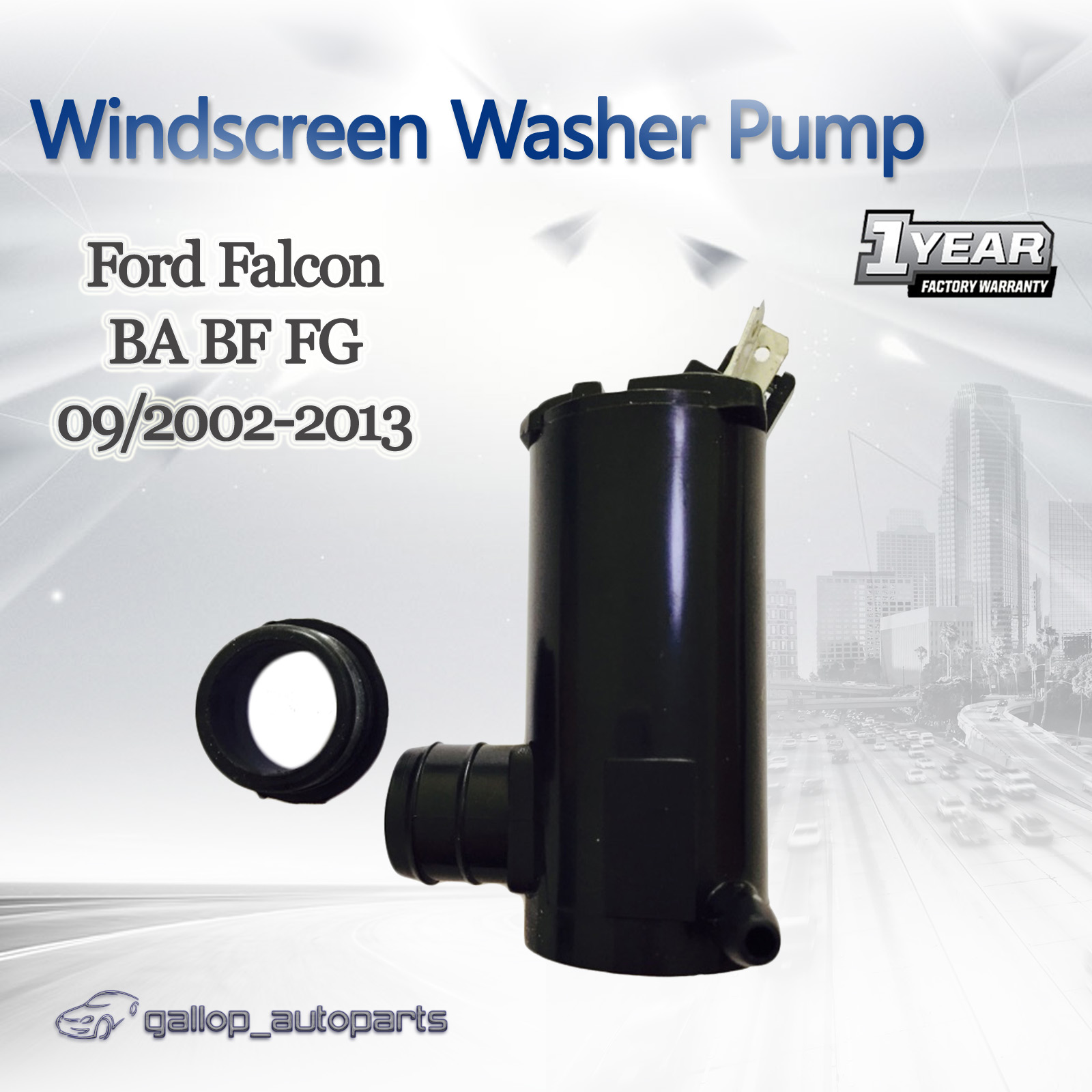 Windscreen Washer Pump Ford Falcon BA BF BG AU ED EF EL Territory SX SY