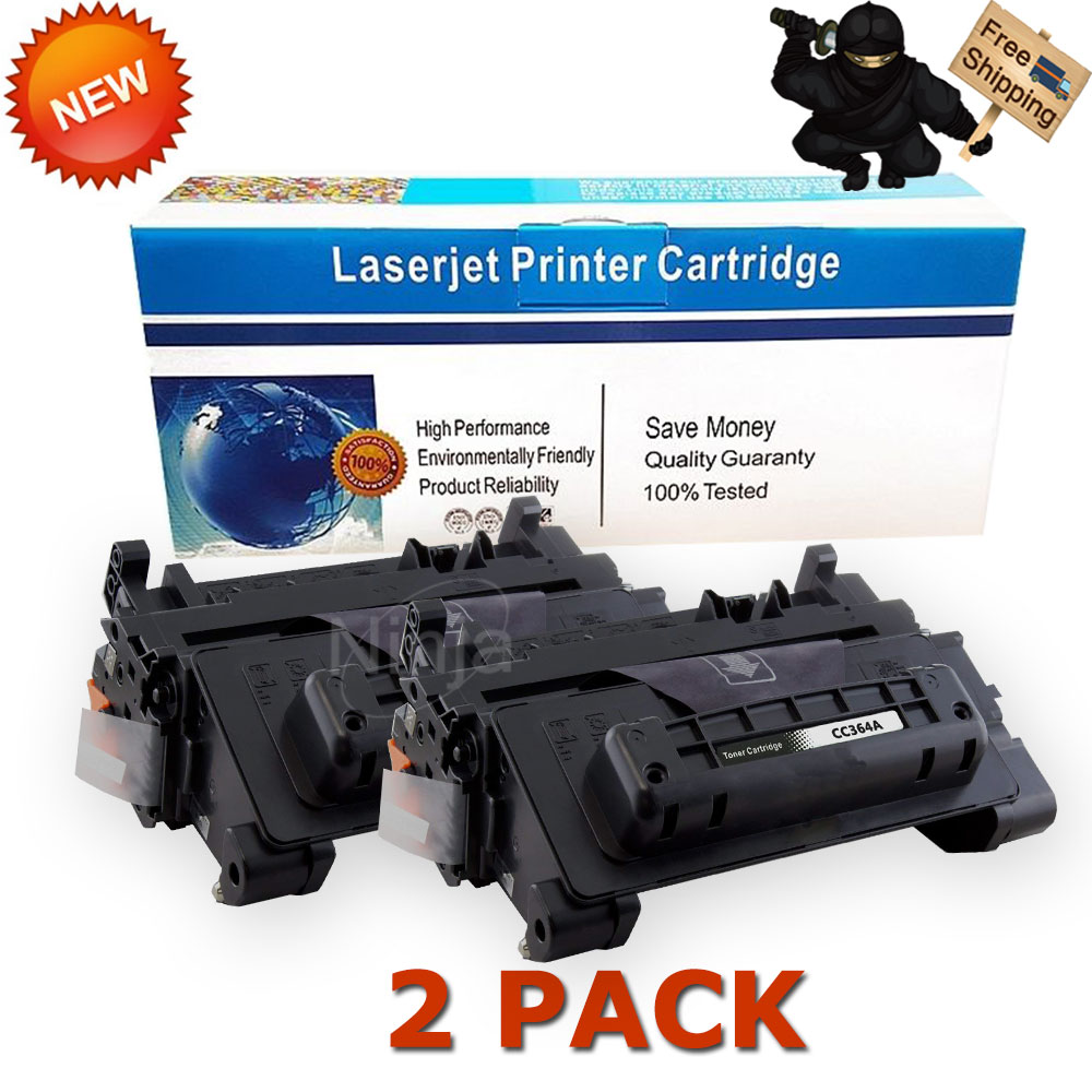 2pk Cc364a 64a Black Toner Cartridge For Hp Laserjet P4014 P4014n P4015n P4515dn Ebay 