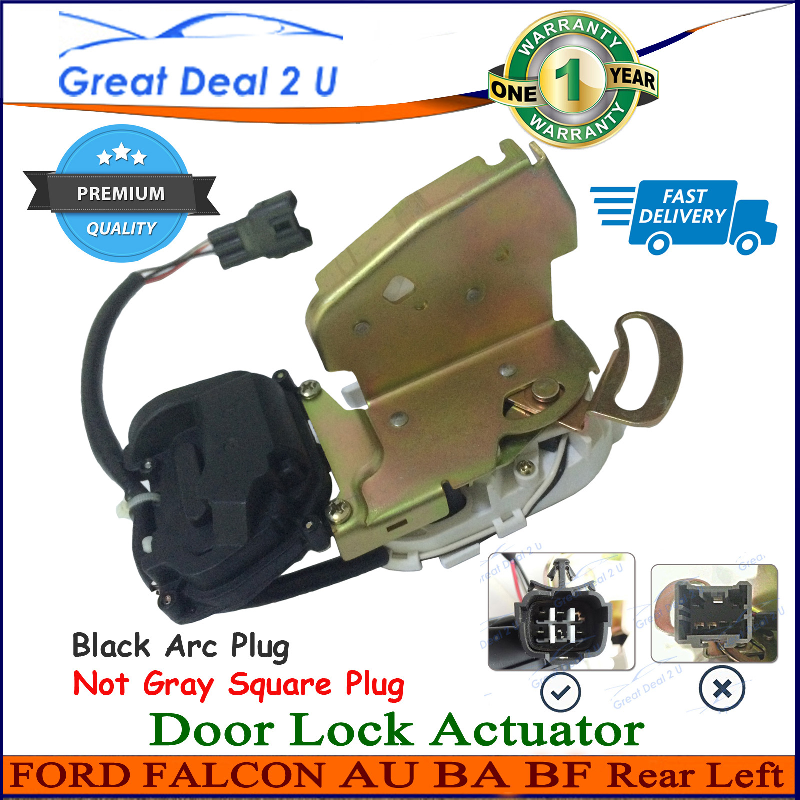 Ford au ba bf door lock actuator repair gear cog #2